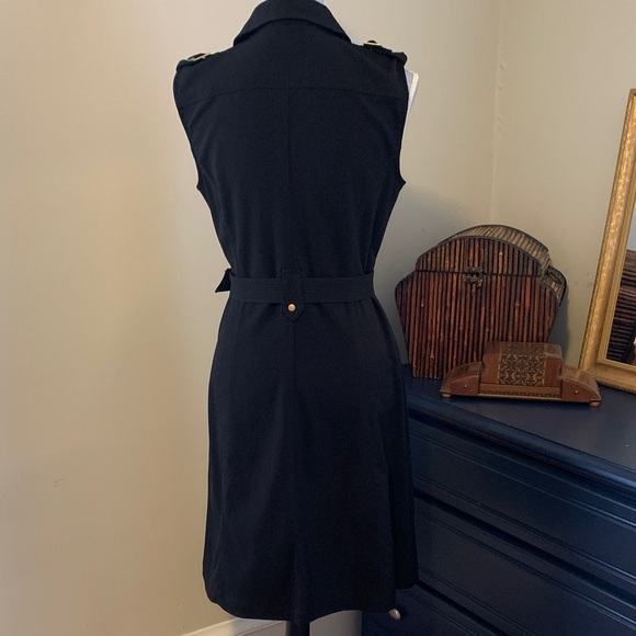 Calvin Klein Black Sleeveless Dress with Belt - Picture 5 of 14